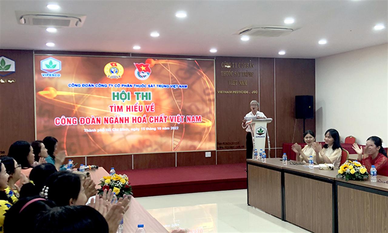 Hội thi “Tìm hiểu về Công đoàn ngành Hóa chất Việt Nam”. Sôi nổi, gay cấn, bùng nổ cảm xúc khi về đích.