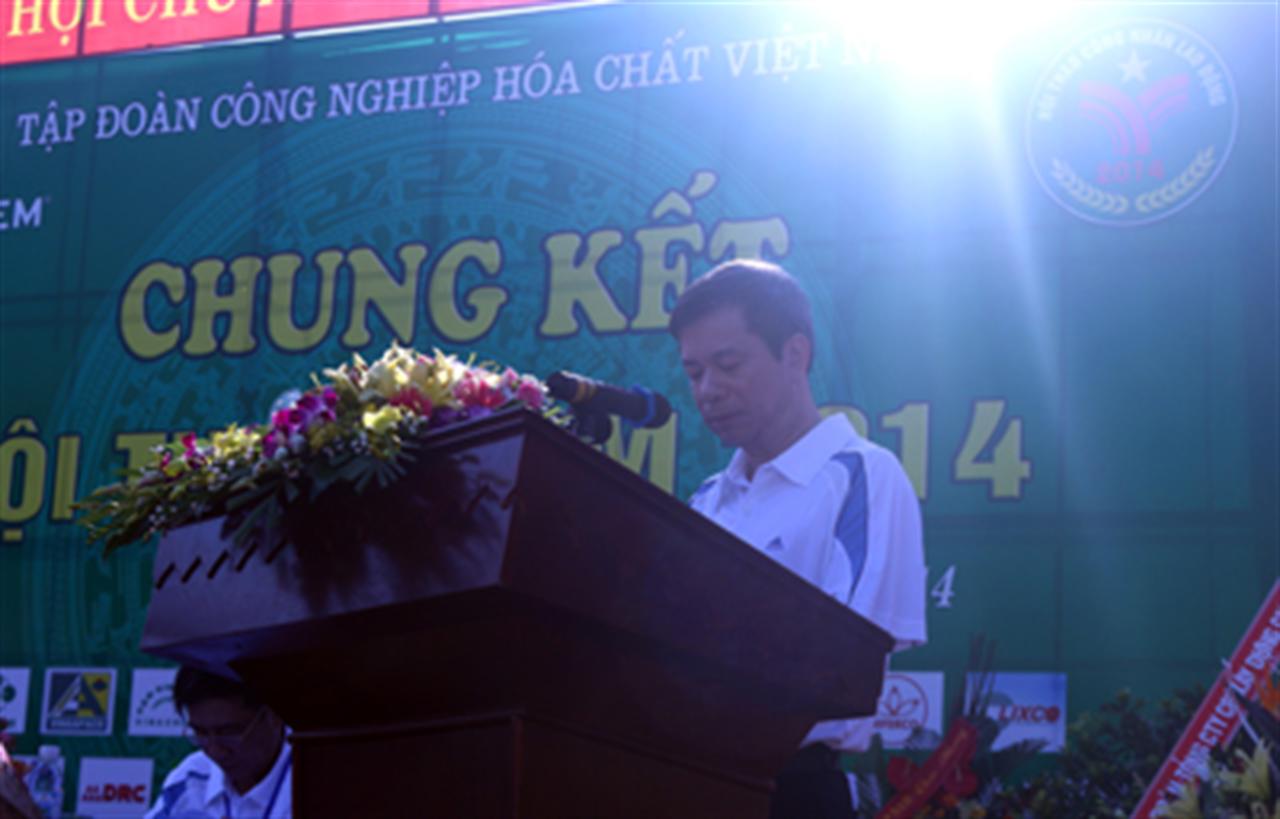 Khai mạc chung kết Hội thao CNVC-LĐ Tập đoàn CN Hóa chất VN năm 2014