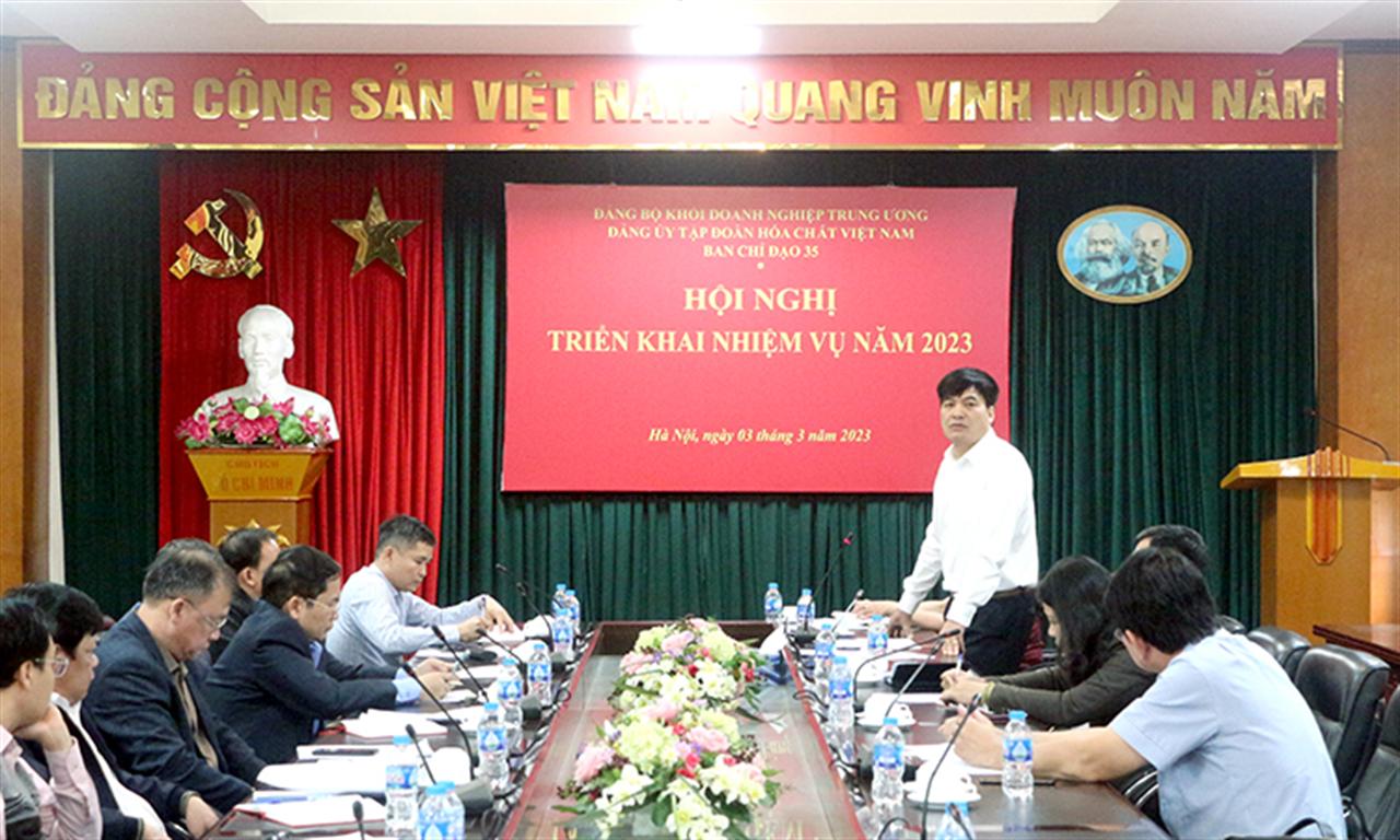 Đảng ủy VINACHEM: Ban Chỉ đạo 35 triển khai nhiệm vụ công tác năm 2023