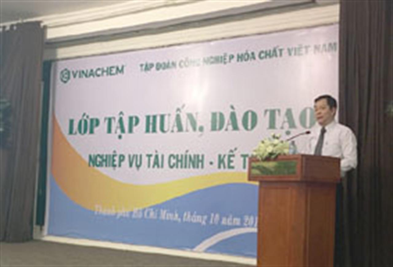 VINACHEM: Tổ chức Lớp tập huấn, đào tạo nghiệp vụ Tài chính - Kế toán năm 2015
