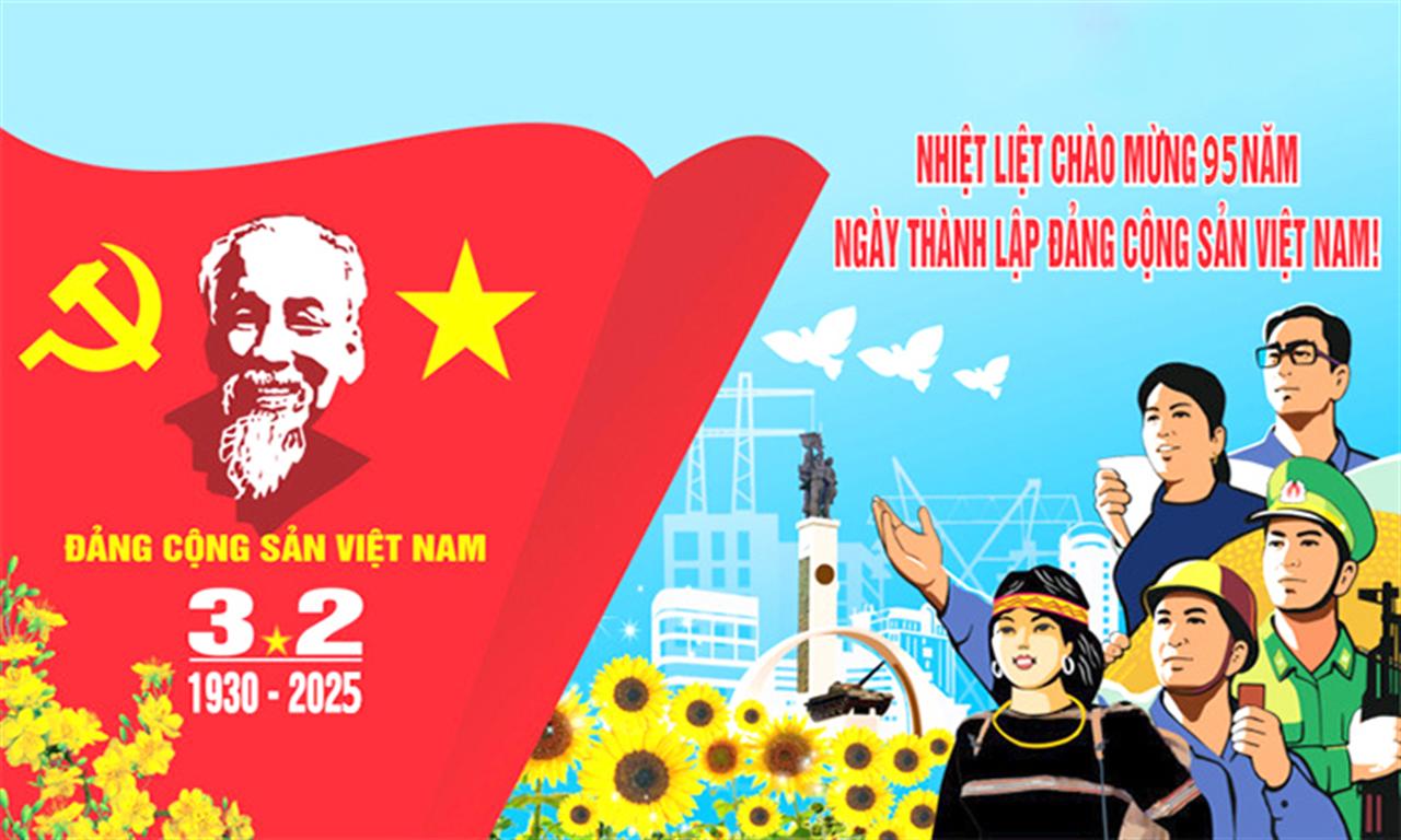 Tuyên truyền kỷ niệm 95 năm Ngày thành lập Đảng Cộng sản Việt Nam và một số nội dung trọng tâm của Hội nghị Ban Chấp hành Trung ương Đảng khóa XIII
