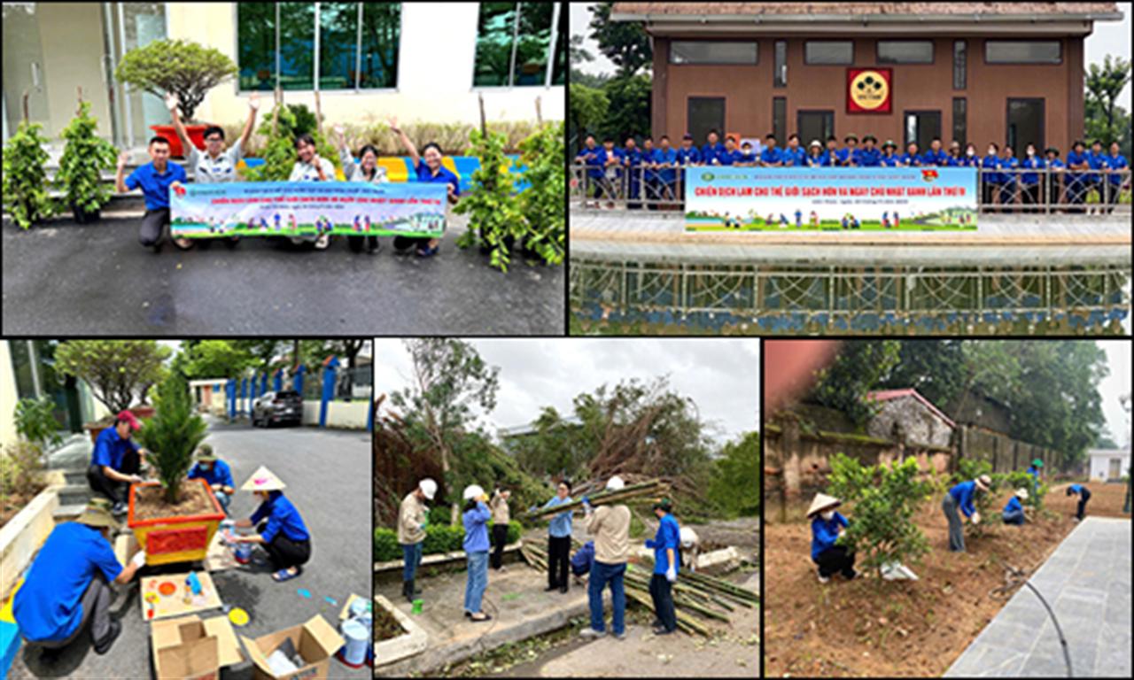 Ra quân hưởng ứng ngày Chủ nhật xanh lần thứ IV năm 2024