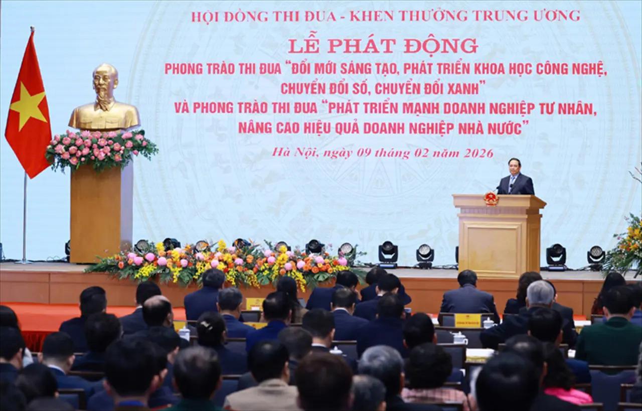Mr. Nguyễn Hữu Tú – Chief Executive Officer of the Vietnam National Chemical Group Participates in the Launch Ceremony of the Emulation Movement on Innovation, Science and Technology Development, Digital Transformation, Green Transformation, and Enha