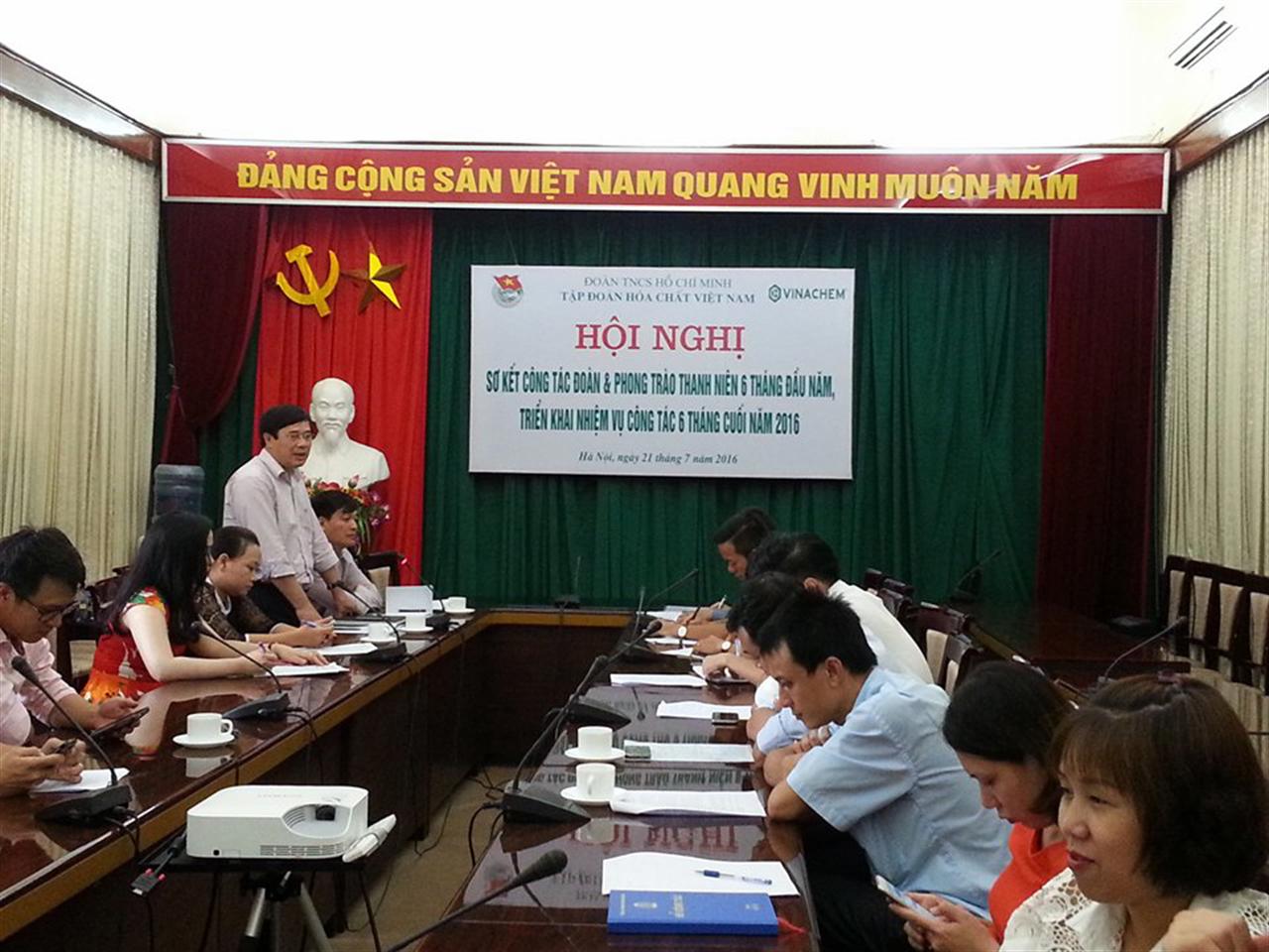 Đoàn Thanh niên Vinachem tổ chức sơ kết công tác 6 tháng đầu năm 2016