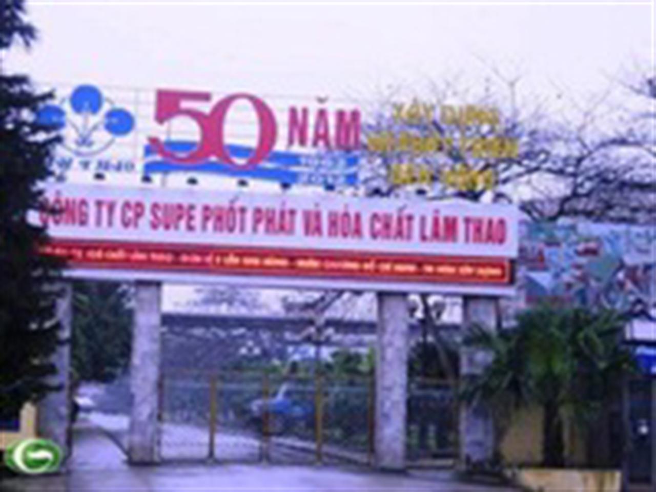 Hóa chất Lâm Thao đầu tư trên 1.400 tỷ đồng xây dựng nhà máy sản xuất Axit Sufuric