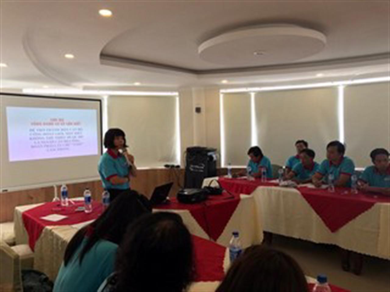 Công đoàn CTCP Bột giặt Lix tổ chức  Hội nghị tập huấn nghiệp vụ công tác Công đoàn