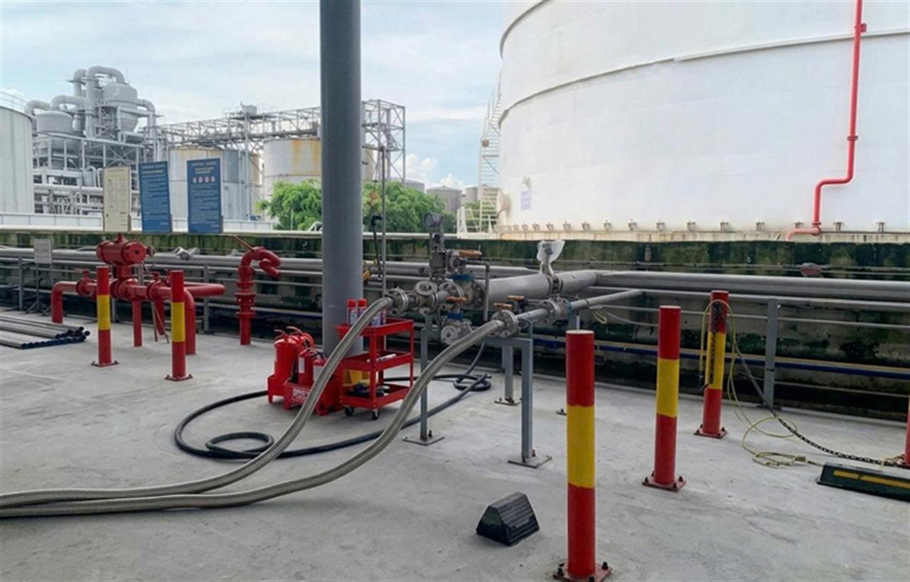 DAP - Vinachem tự thiết kế, chế tạo và lắp đặt trạm xuất NH₃ lỏng