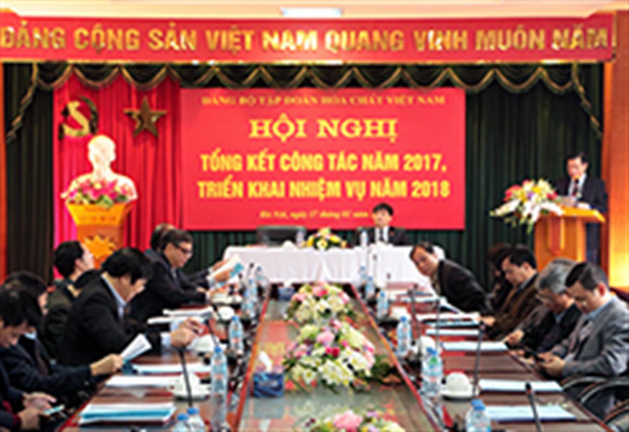 Đảng ủy Vinachem tổ chức Hội nghị tổng kết năm 2017