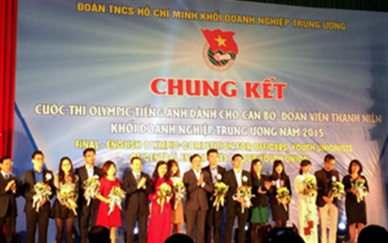 Đoàn Thanh niên Vinachem đạt giải Ba cuộc thi Olympic Tiếng Anh Đoàn Khối DNTW