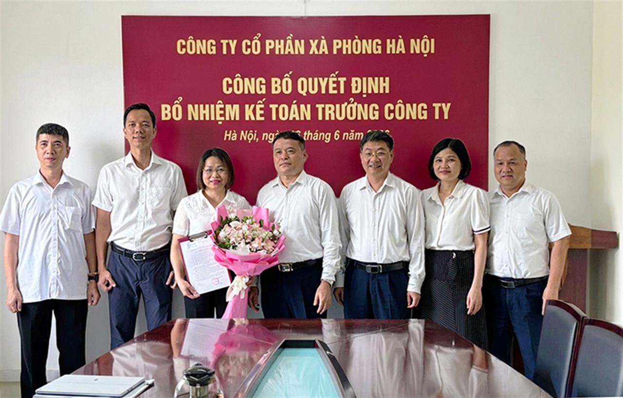 Công ty Cổ Phần Xà Phòng Hà Nội bổ nhiệm Kế toán trưởng