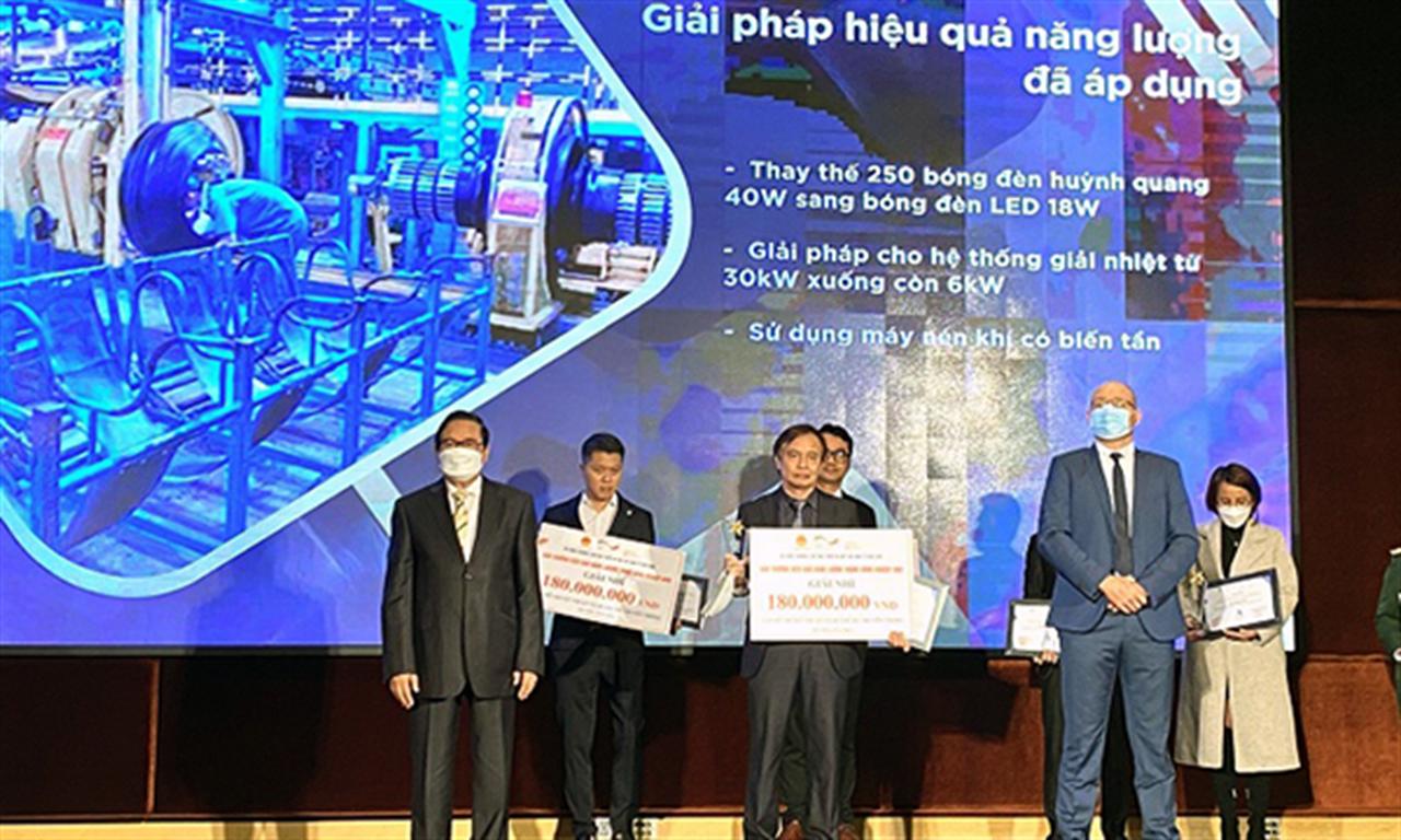 Cao su Đà Nẵng đạt Giải Nhì - Giải thưởng Hiệu quả năng lượng năm 2021