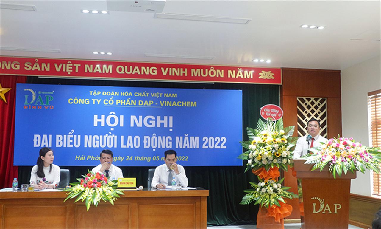 Hội nghị Đại biểu Người Lao động Công ty CP DAP – VINACHEM năm 2022
