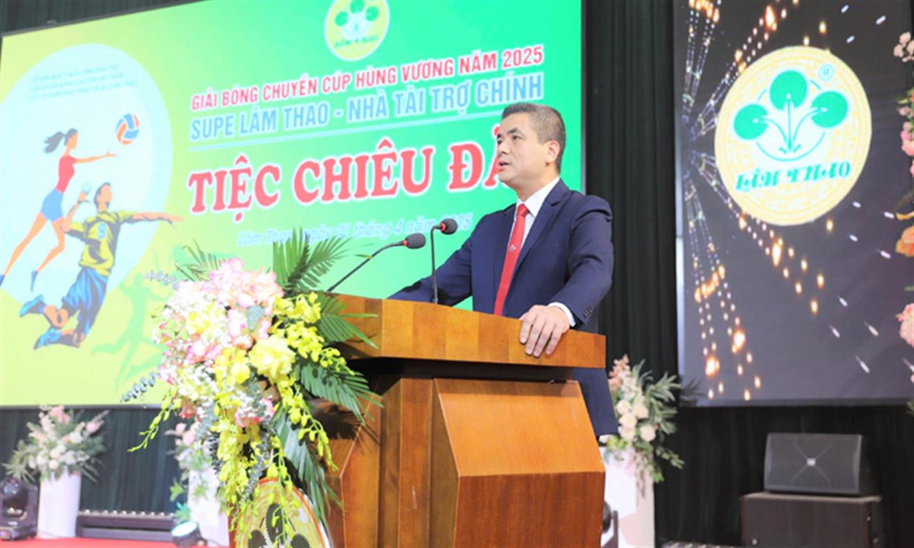 Supe Lâm Thao trở thành nhà tài trợ chính Giải bóng chuyền Cúp Hùng Vương 2025