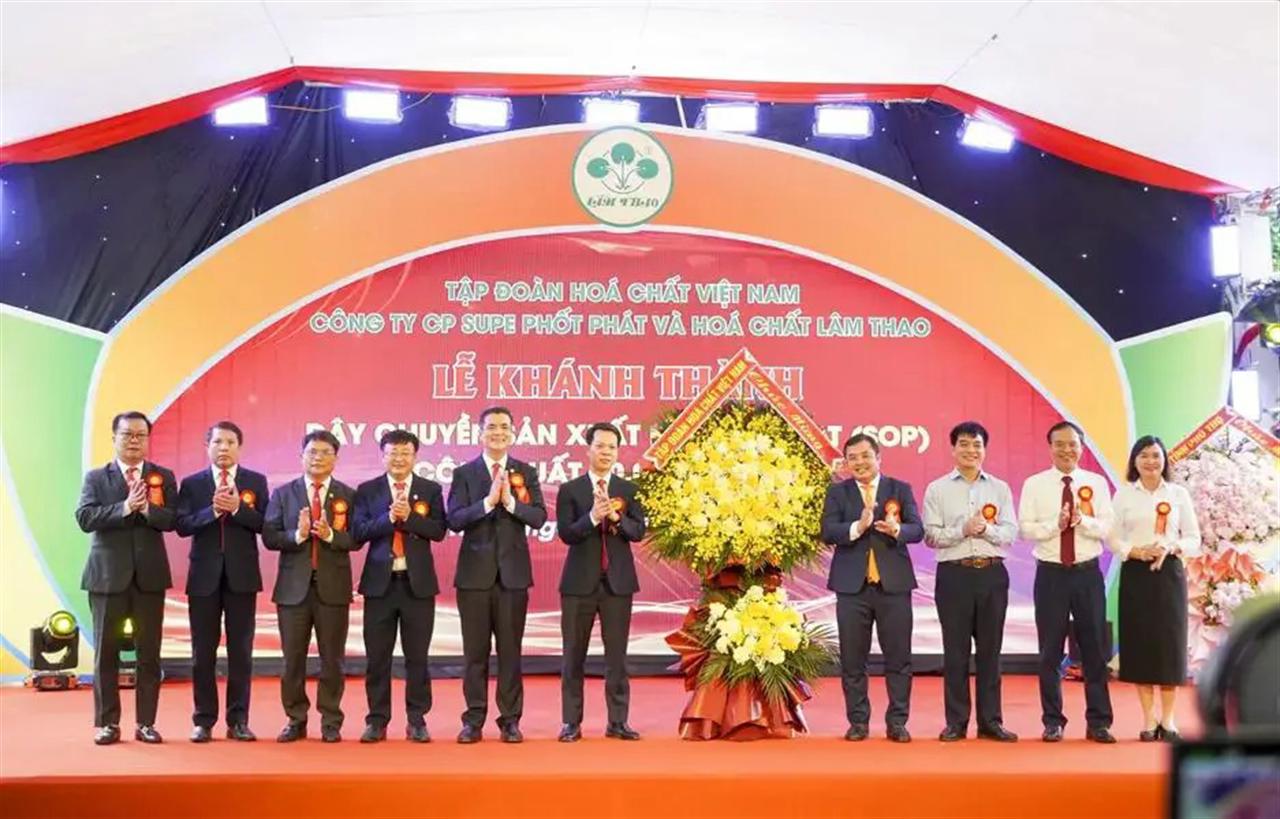 Lam Thao Superphosphate and Chemical JSC Inaugurates 20,000-ton/year Potassium Sulphate (SOP) Production Line