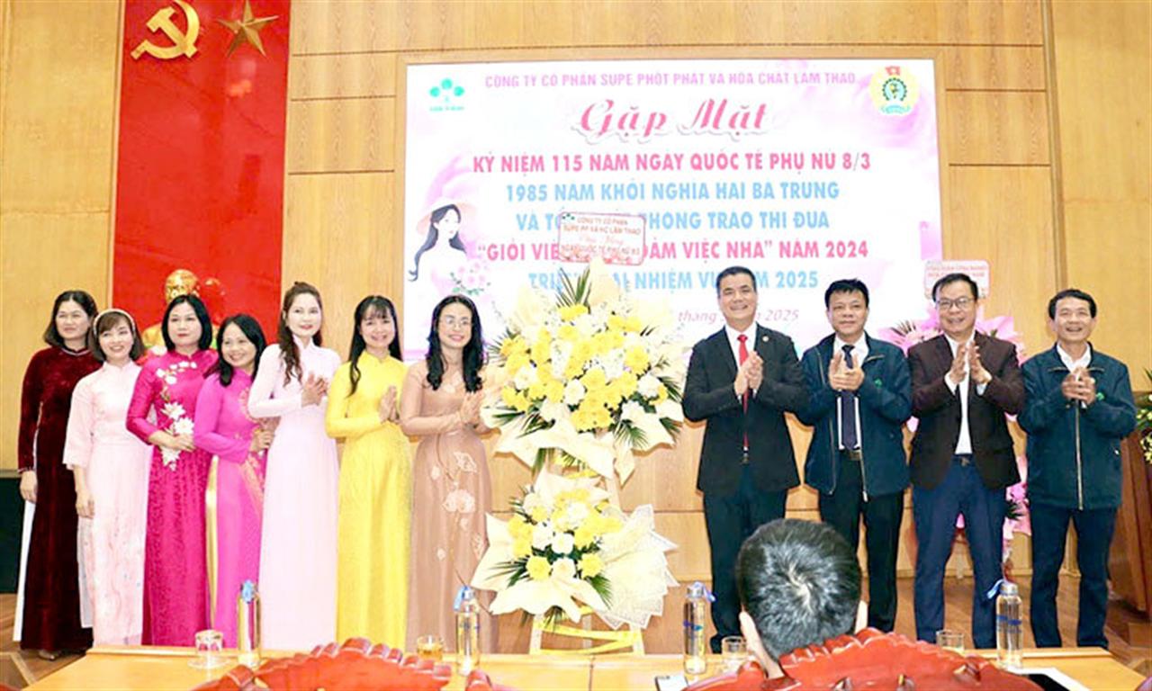 CÔNG ĐOÀN CÔNG NGHIỆP HÓA CHẤT VN VÀ CÁC CÔNG ĐOÀN CƠ SỞ TRỰC THUỘC: Tổ chức nhiều hoạt động kỷ niệm 115 năm Ngày Quốc tế Phụ nữ 8/3/2025