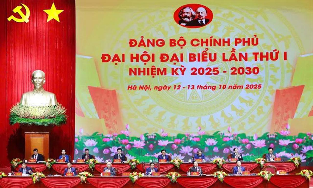 Đại hội Đảng bộ Chính phủ lần thứ I tiến hành phiên trù bị, sẵn sàng cho phiên chính thức