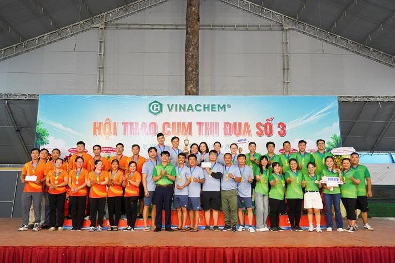 Sôi nổi Hội thao Cụm thi đua số 3 – Vinachem năm 2026