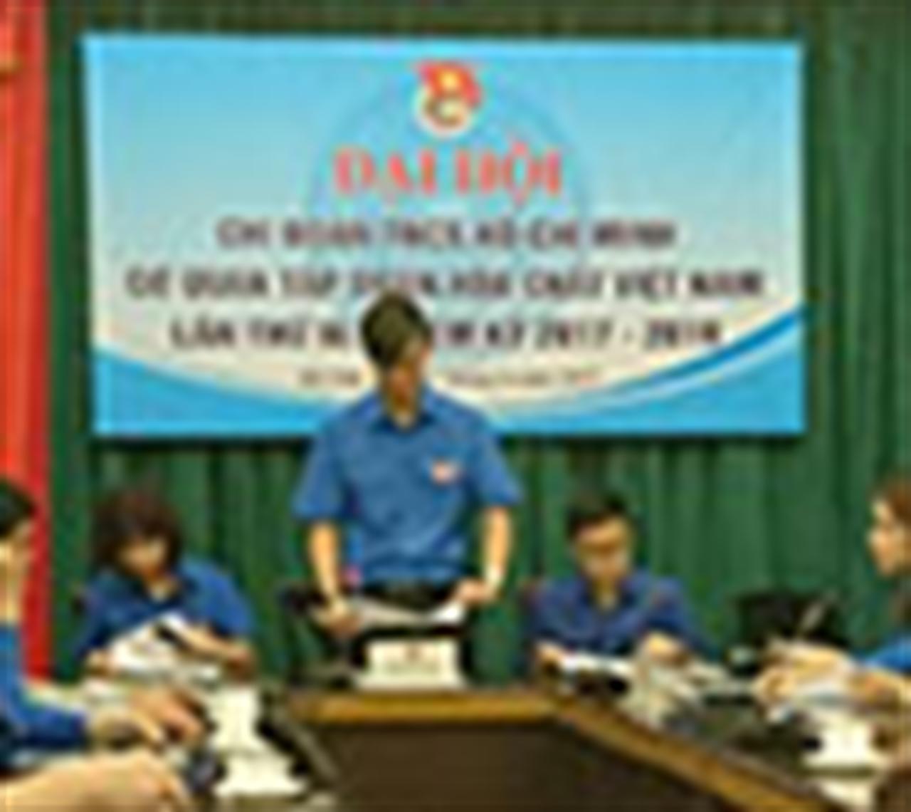 Đại hội Chi Đoàn TNCS Hồ Chí Minh cơ quan Tập đoàn Hóa chất Việt Nam lần thứ III nhiệm kỳ 2017 – 2019