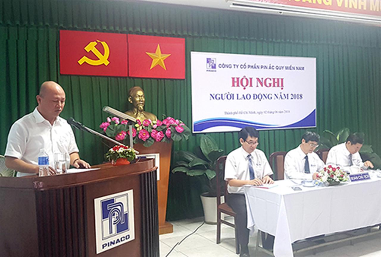 PINACO tổ chức Hội nghị đại biểu NLĐ năm 2018