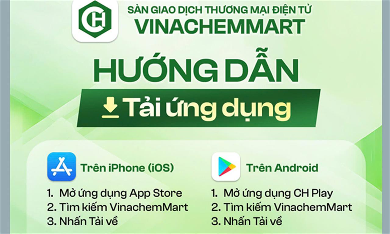 HƯỚNG DẪN CHI TIẾT TẢI ỨNG DỤNG VINACHEMMART