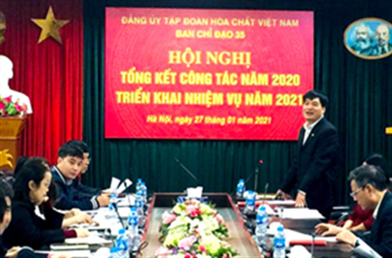 Ban chỉ đạo 35 Đảng ủy Tập đoàn tổ chức Hội nghị tổng kết hoạt động năm 2020