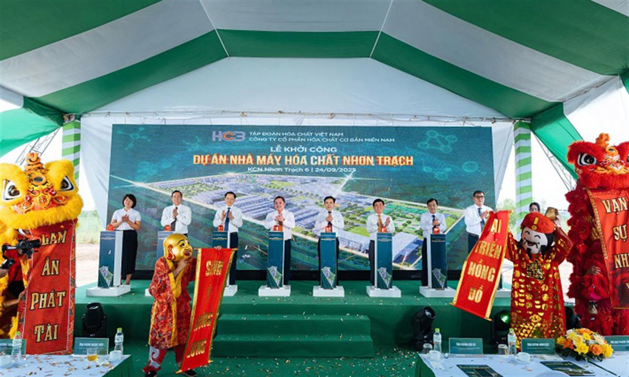 Hóa chất Cơ bản Miền Nam: Khẳng định vị thế với Dự án Nhà máy Hóa chất Nhơn Trạch