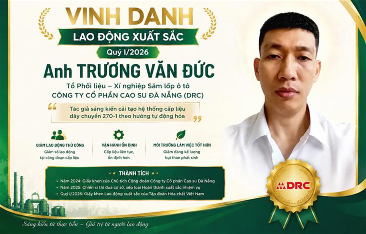 Trương Văn Đức (DRC) – Biến bất cập trong khâu cấp liệu thành sáng kiến.