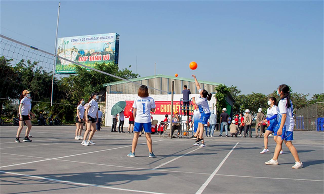 Công ty CP DAP - VINACHEM: Hội thao CNVLĐ năm 2022