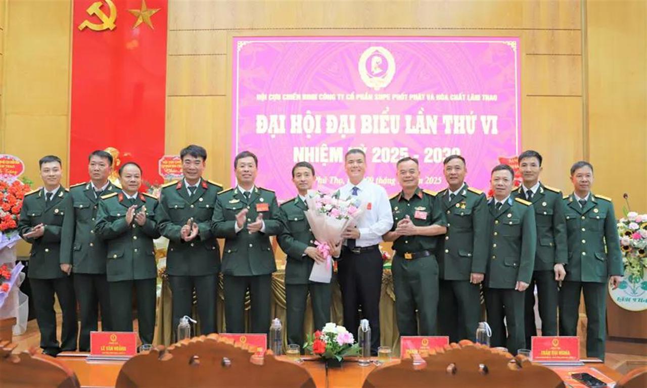 Đại hội Hội CCB Công ty CP Supe Lâm Thao thành công tốt đẹp, khẳng định vai trò tiên phong của những người lính trên mặt trận sản xuất