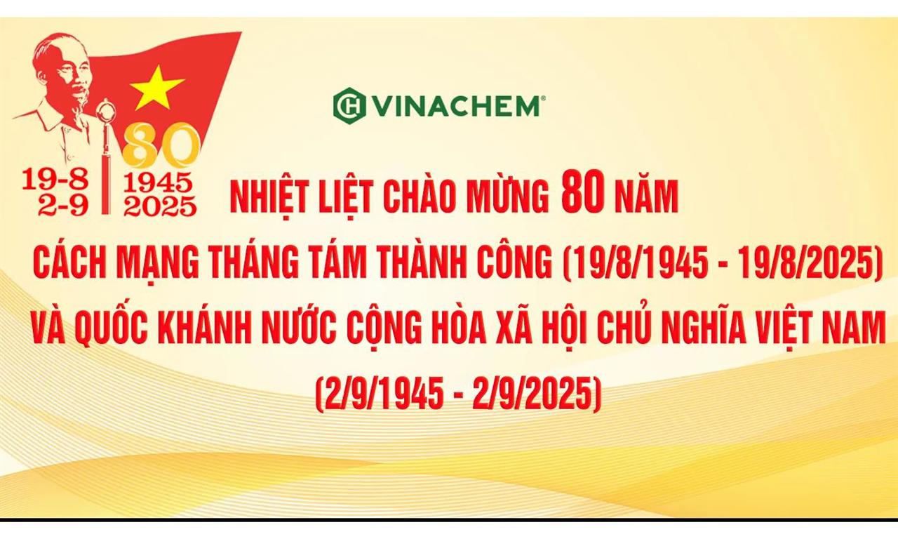 Vinachem triển khai nhiều hoạt động ý nghĩa hưởng ứng Đại lễ 02/9