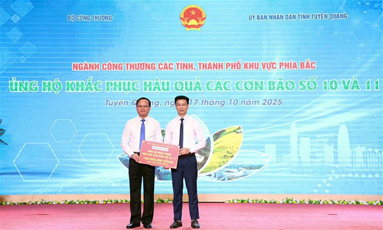 Ngành Công Thương phía Bắc chung tay vì đồng bào vùng lũ