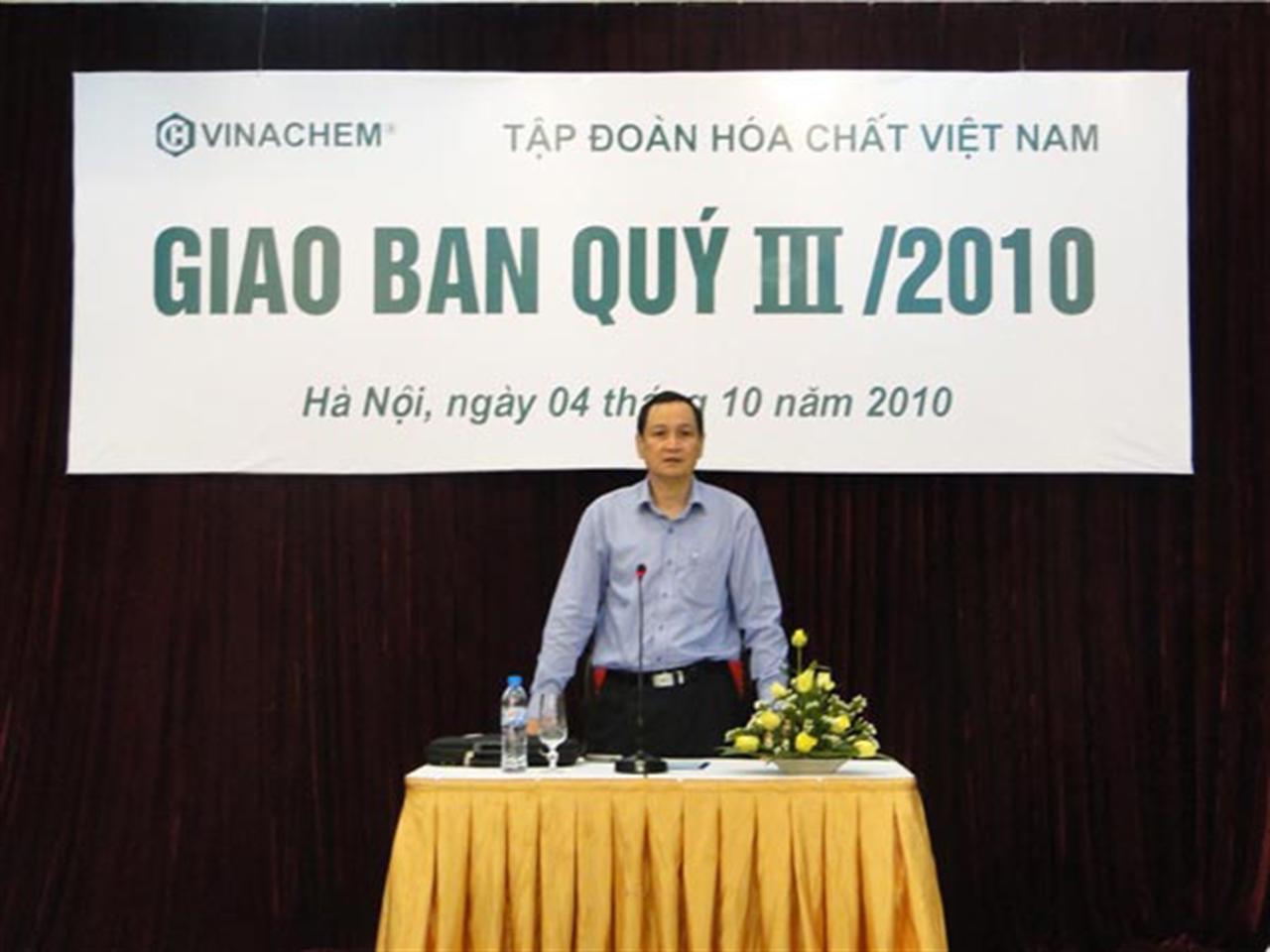 VINACHEM: Hội nghị giao ban quý III năm 2010
