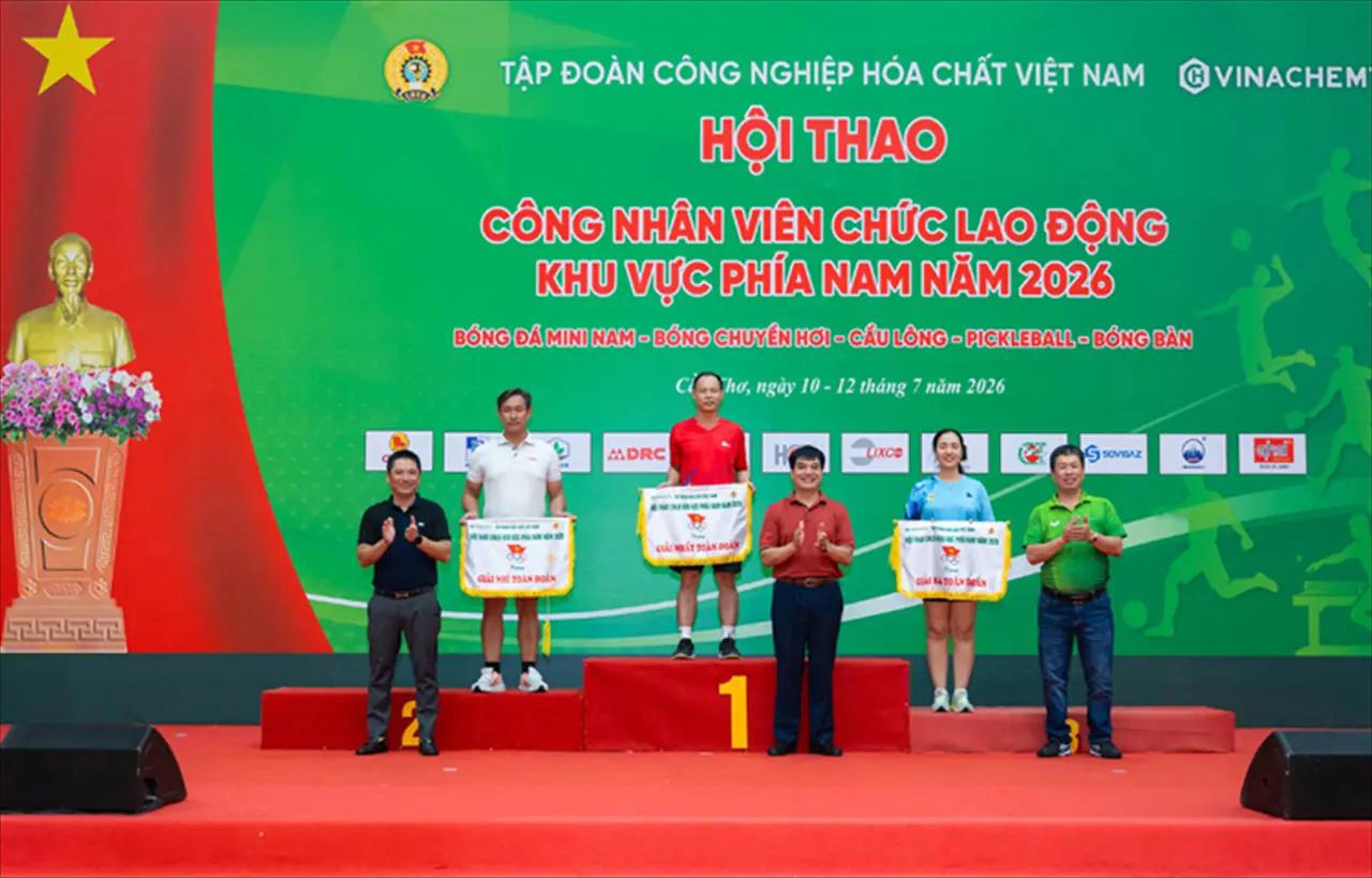 Vinachem 2026 Southern Employee Sports Festival: LIX Detergent Leads the Team Rankings
