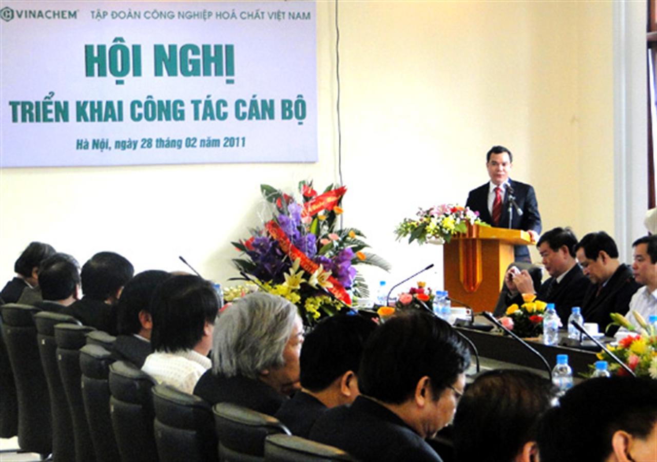 Vinachem: Hội nghị triển khai Công tác cán bộ