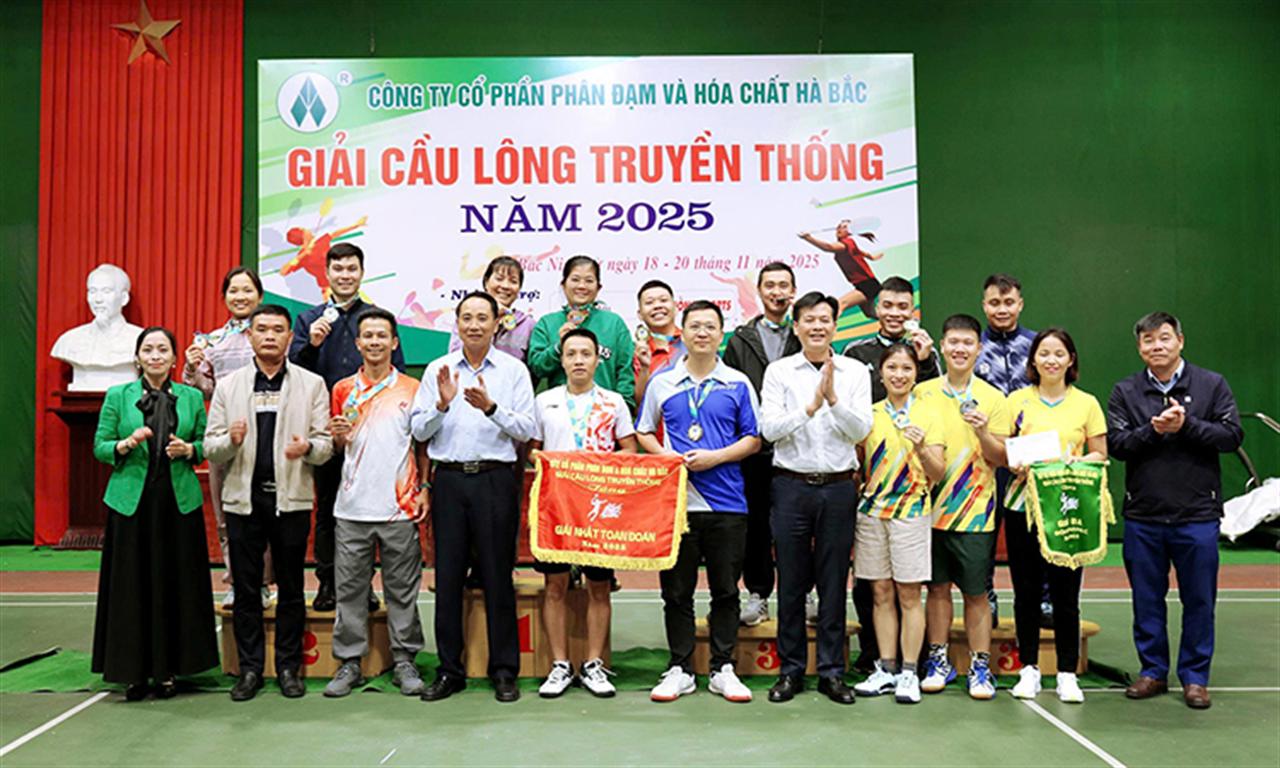 Đạm Hà Bắc: Tổ chức thành công Giải Cầu lông truyền thống năm 2025