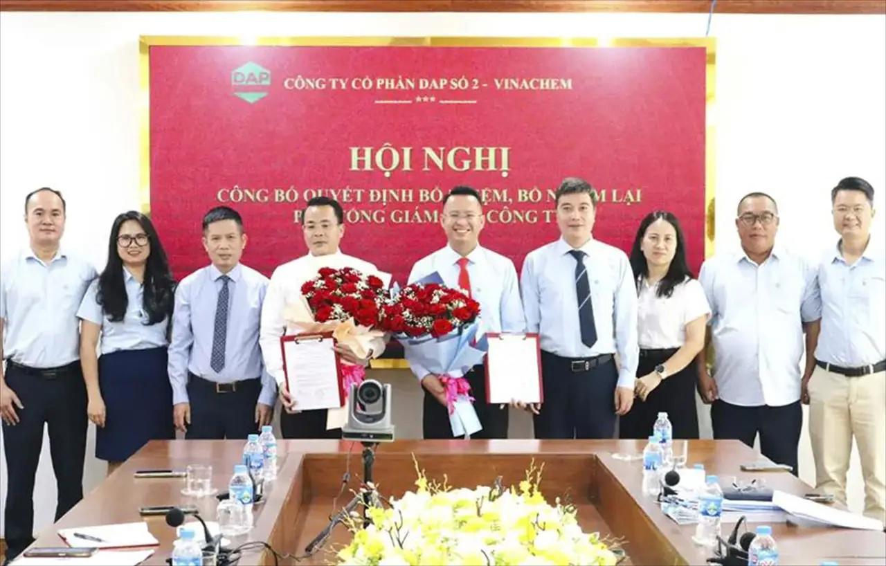 DAP No 2 – Vinachem Joint Stock Company announces appointment and reappointment of Deputy General Directors
