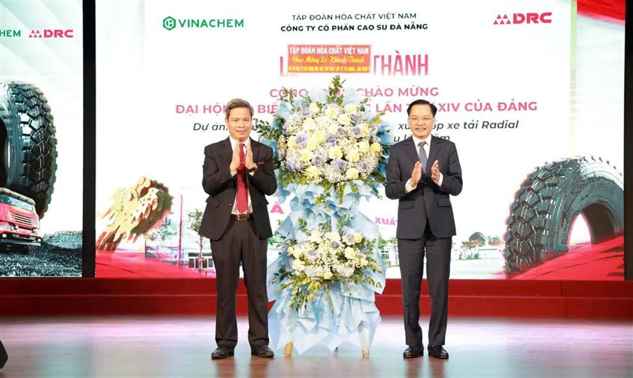 DRC khánh thành dự án mở rộng Nhà máy lốp Radial DRC 1 triệu lốp/năm – Công trình chào mừng Đại hội Đảng XIV