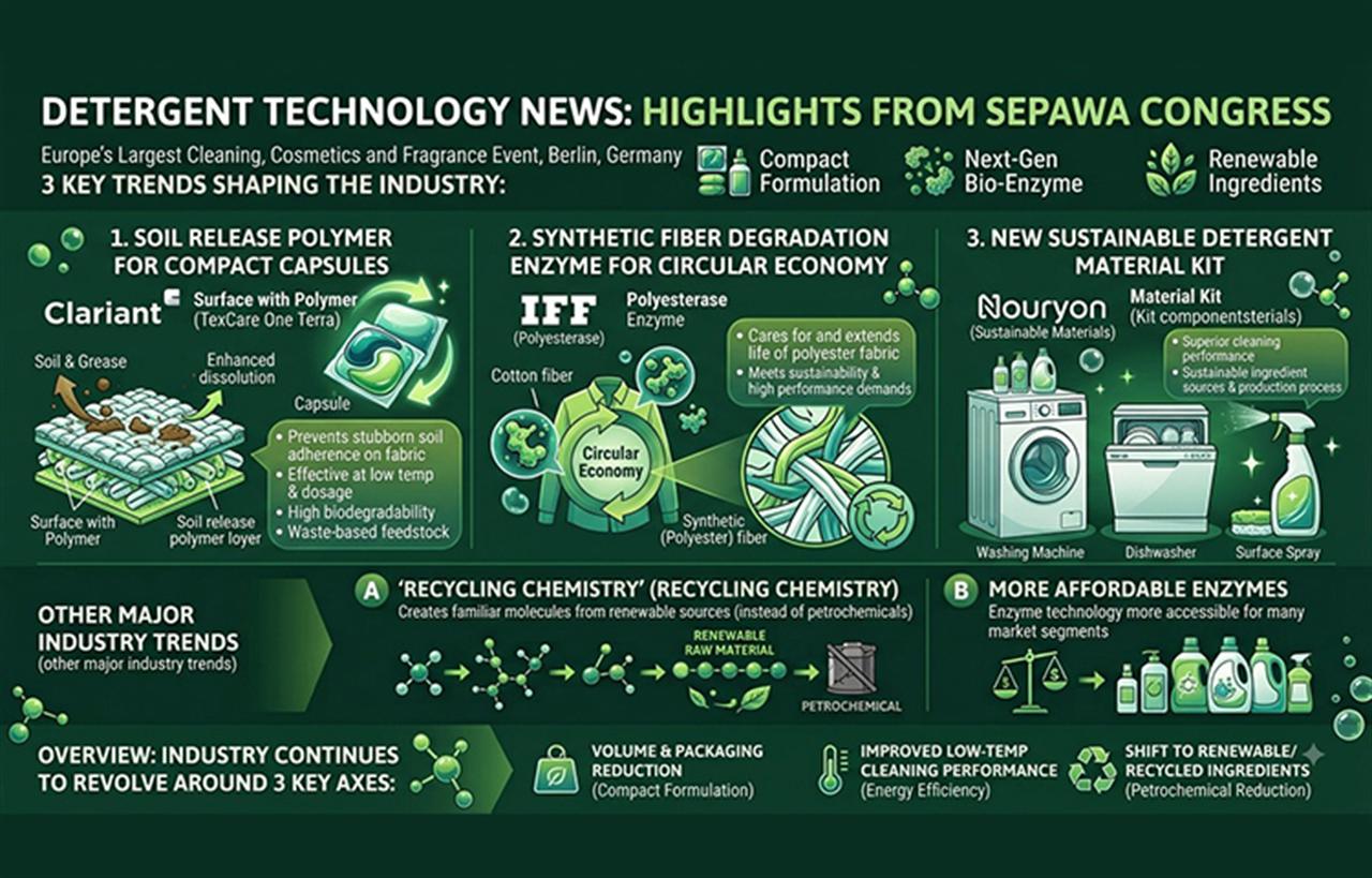 Detergent Technology Roundup: Notable Innovations from SEPAWA Congress