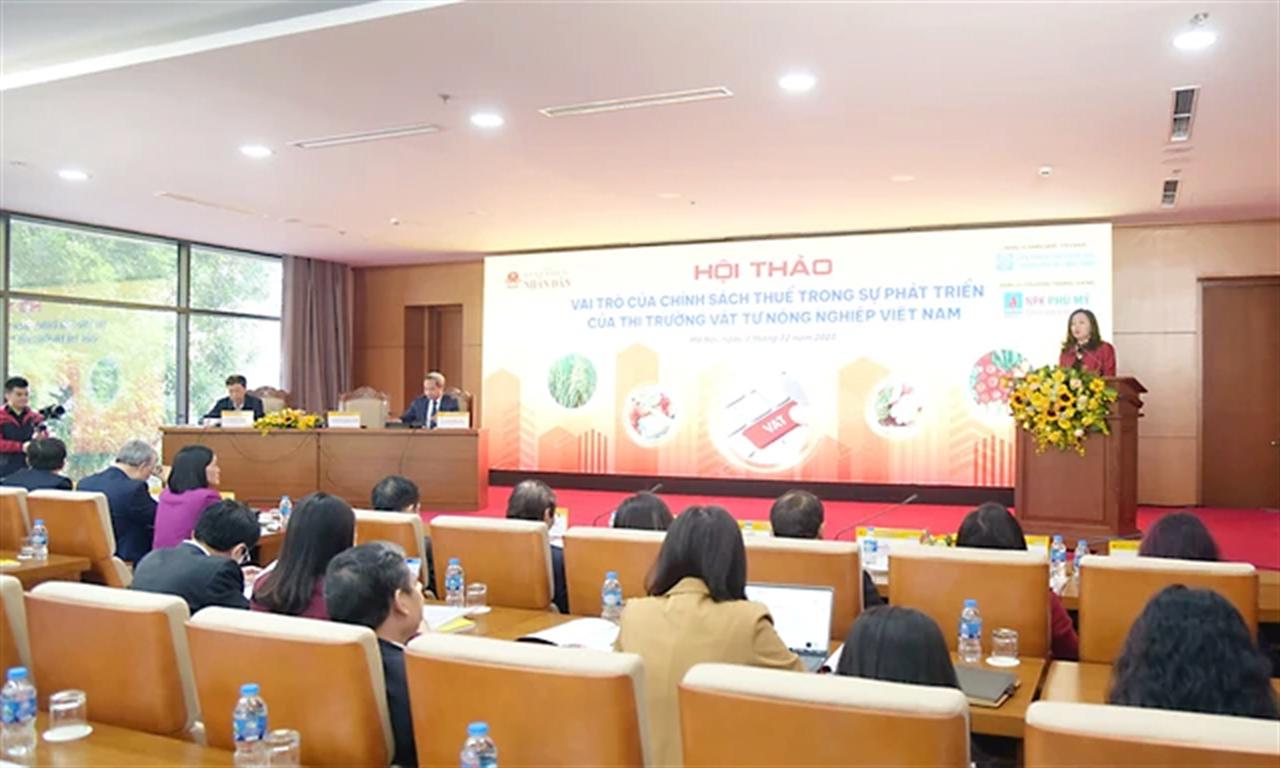 Đề xuất tính thuế giá trị gia tăng 5% với phân bón