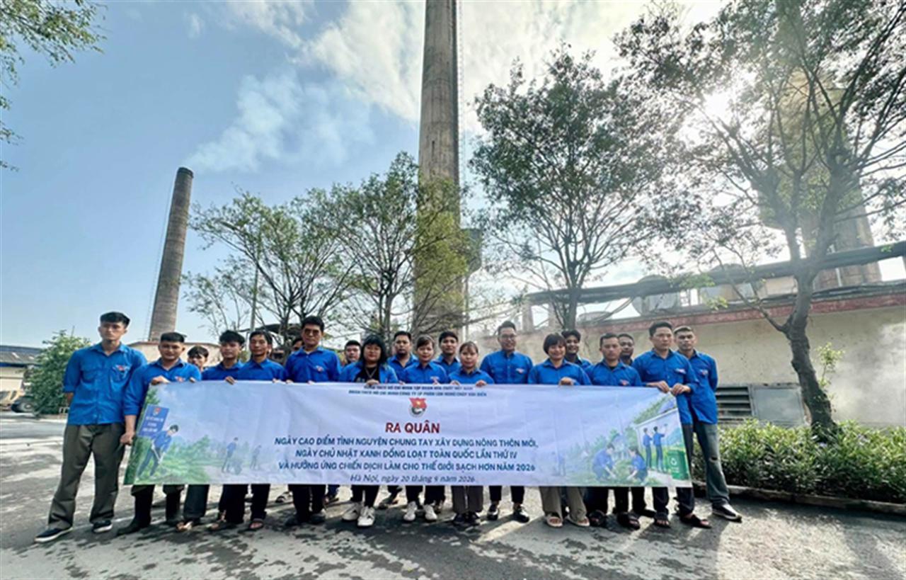 Tuổi trẻ Vinachem hưởng ứng Ngày Chủ nhật xanh lần thứ IV năm 2026