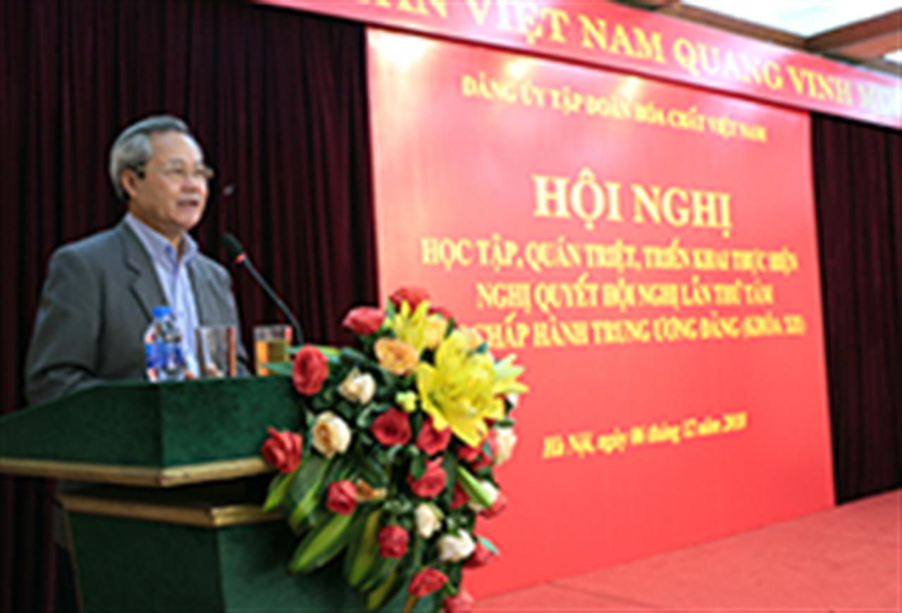 Đảng ủy VINACHEM: Hội nghị học tập, quán triệt Nghị quyết Trung ương 8 khóa XII