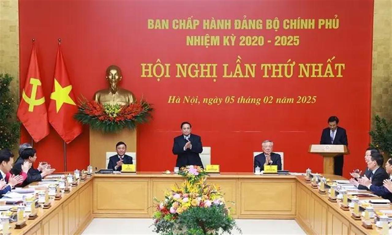 Thủ tướng Phạm Minh Chính chủ trì Hội nghị lần thứ nhất Ban Chấp hành Đảng bộ Chính phủ nhiệm kỳ 2020-2025
