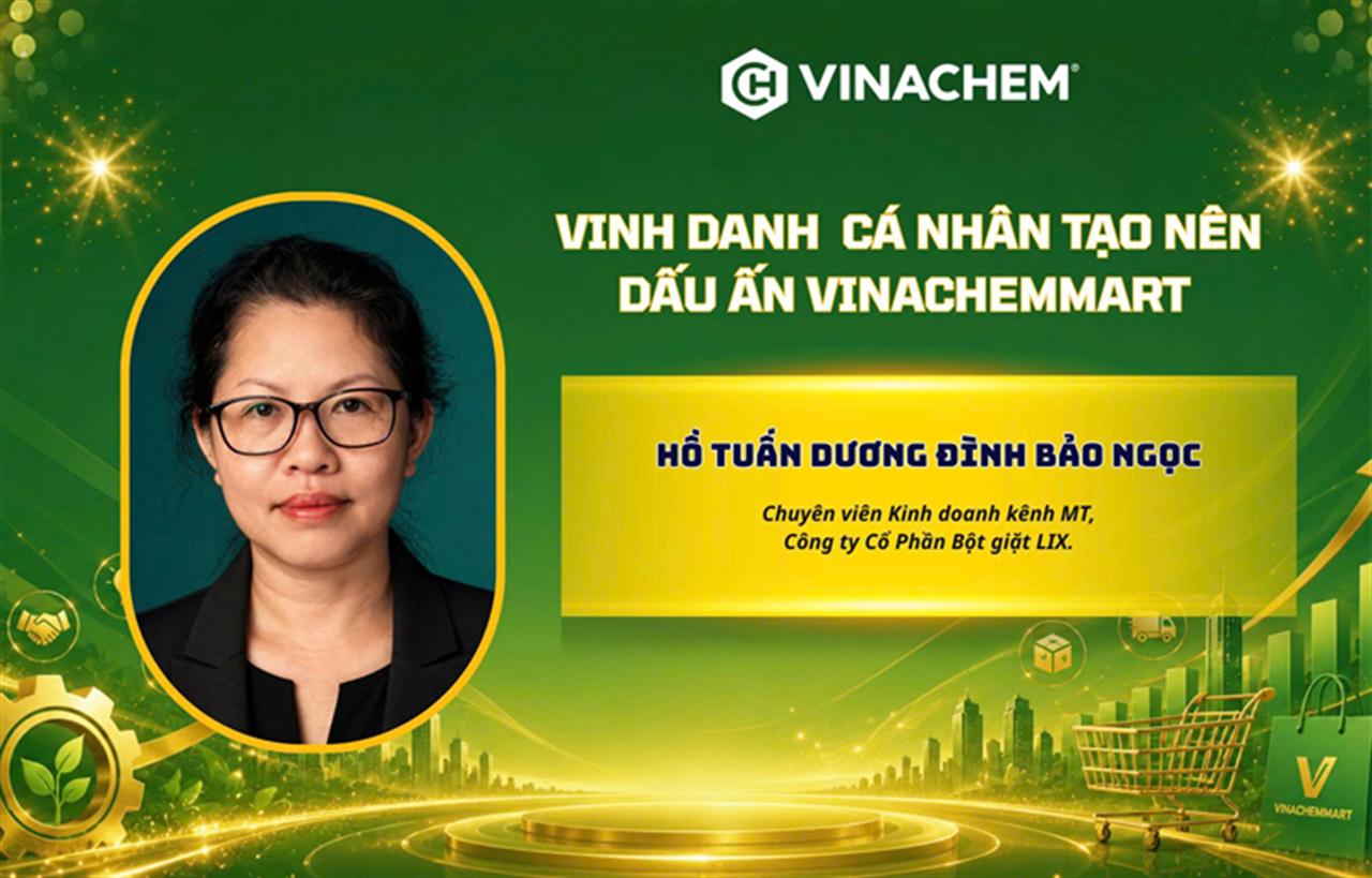 Bà Hồ Tuấn Dương Đình Bảo Ngọc góp sức phát triển VinachemMart từ công tác đào tạo và hỗ trợ vận hành