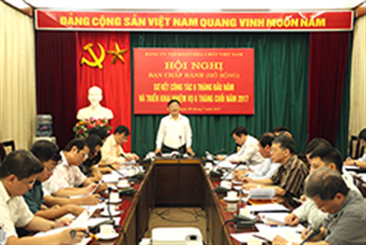 Đảng ủy VINACHEM: Hội nghị sơ kết 6 tháng đầu năm và triển khai nhiệm vụ công tác 6 tháng cuối năm 2017