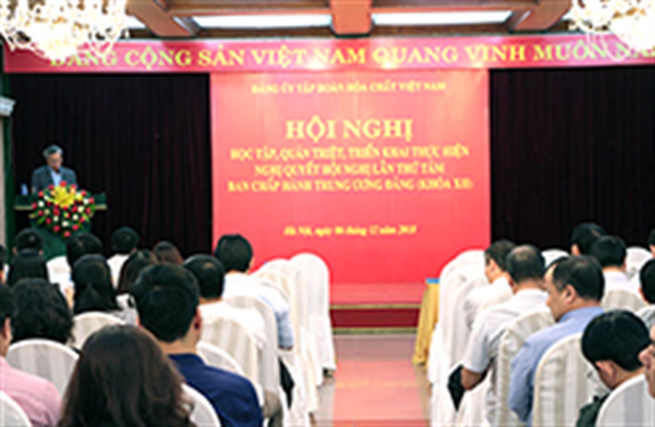 Đảng bộ Tập đoàn Hóa chất Việt Nam: lãnh đạo toàn diện để đổi mới, phát  triển