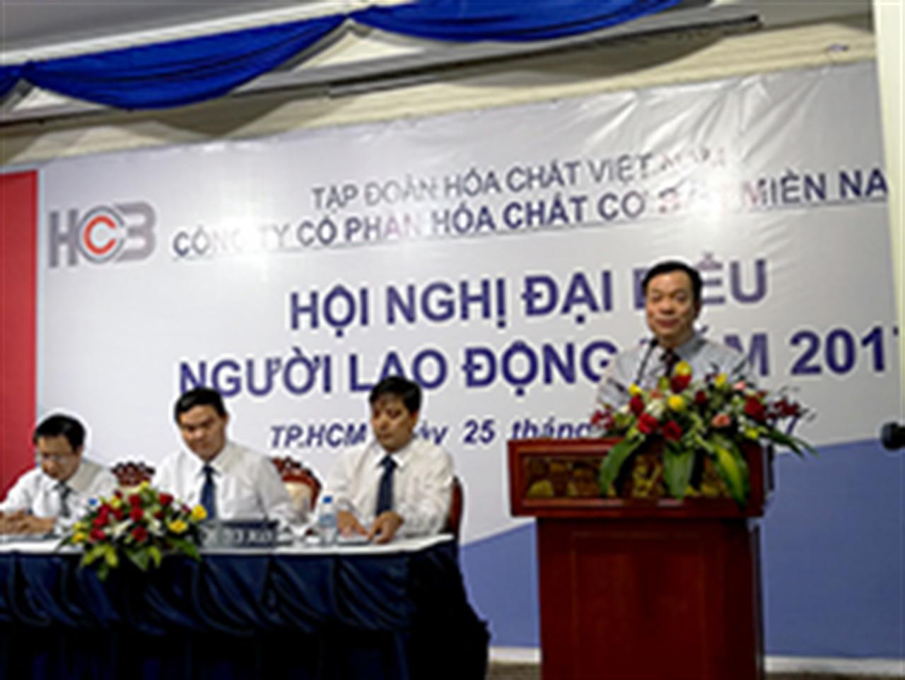 Công ty CP Hóa chất Cơ bản miền Nam tổ chức Hội nghị Người Lao động