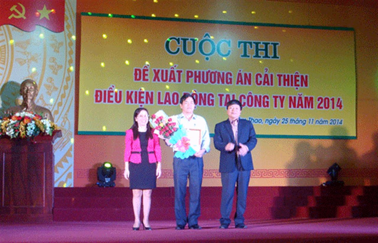 Công ty CP Supe Phốt phát và Hóa chất Lâm Thao trong lao động luôn có sáng tạo