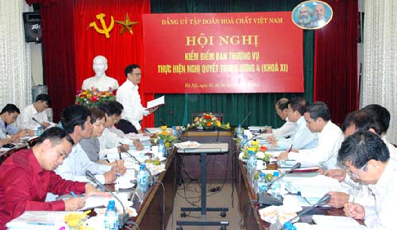 Đảng ủy Tập đoàn Hóa chất Việt Nam: Một số kết quả bước đầu sau 1 năm thực hiện Nghị quyết Trung ương 4 (khóa XI)