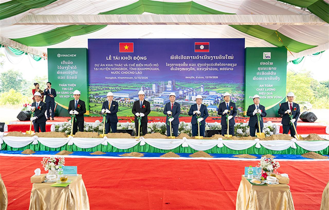 Vinachem Restarts USD 492 Million Potash Mining and Processing Project in Laos