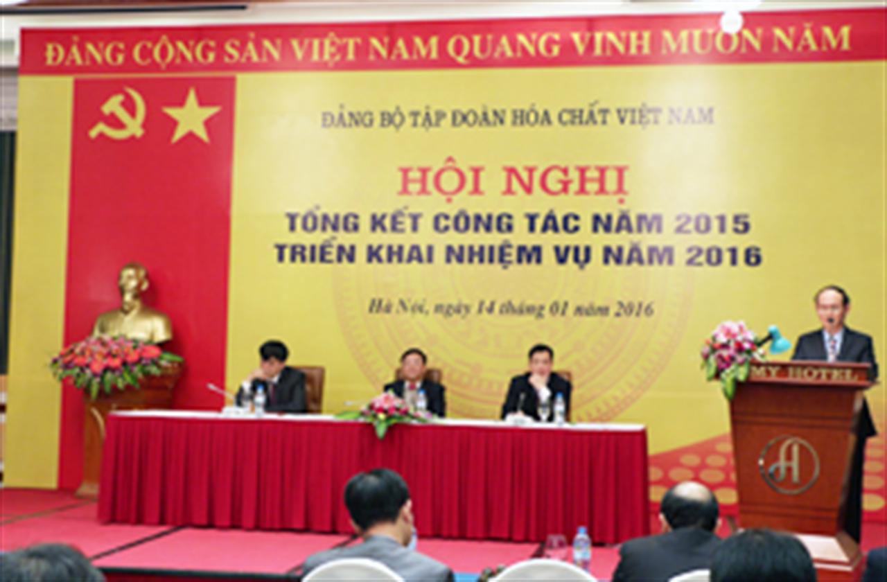 Vinachem: Hội nghị tổng kết công tác Đảng năm 2015